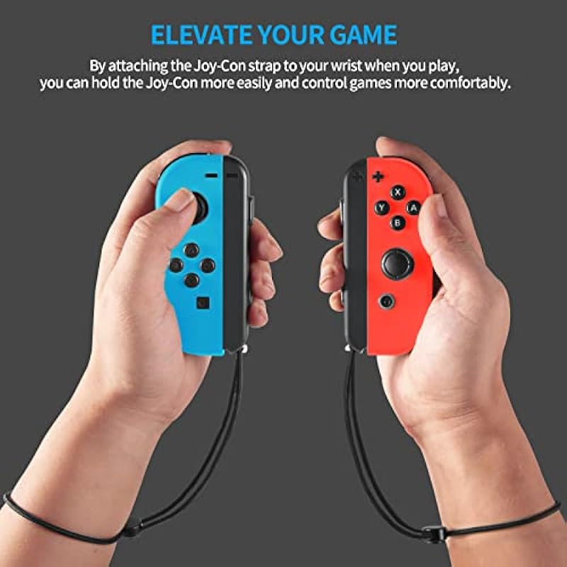 MOSAHOLL Wrist Strap for Switch Joycon – 2 Pack Lanyard Replacement Parts Accessories for Joy Con Joy-Con Controller