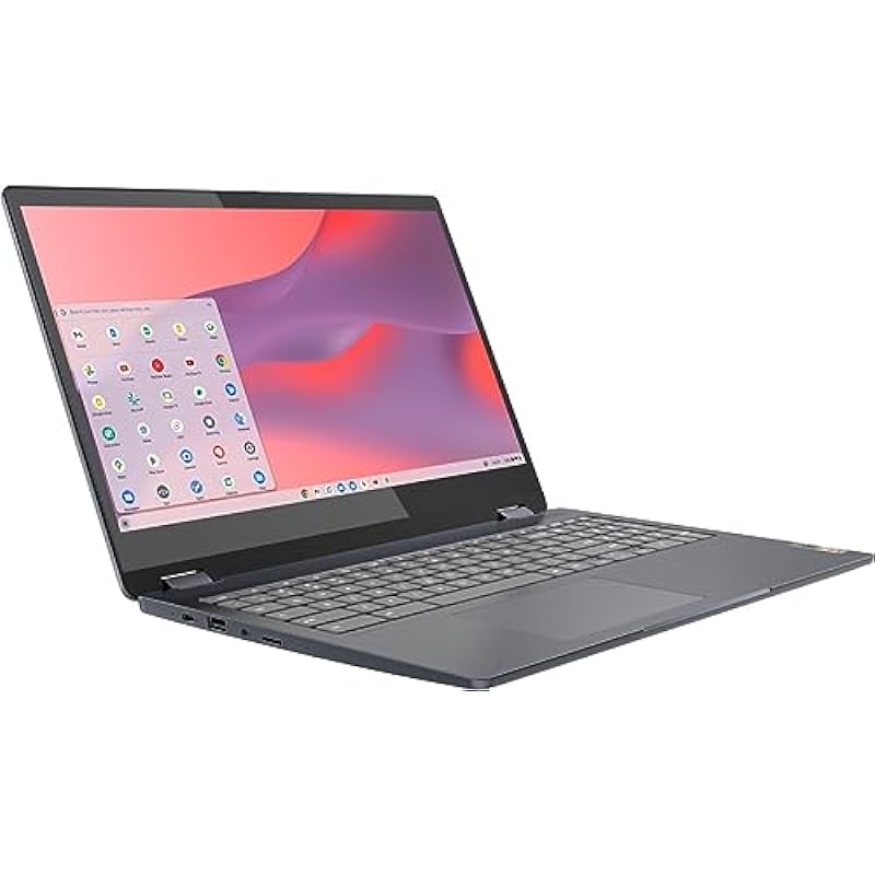 Lenovo IdeaPad 2023 Newest Flex 3i Chromebook Spin 2-in-1 Convertible Laptop, Intel Pentium Silver N6000, 15.6” FHD IPS Touchscreen, 8GB RAM, 64GB eMMC,WiFi 6, Chrome OS+MarxsolCables, Abyss Blue