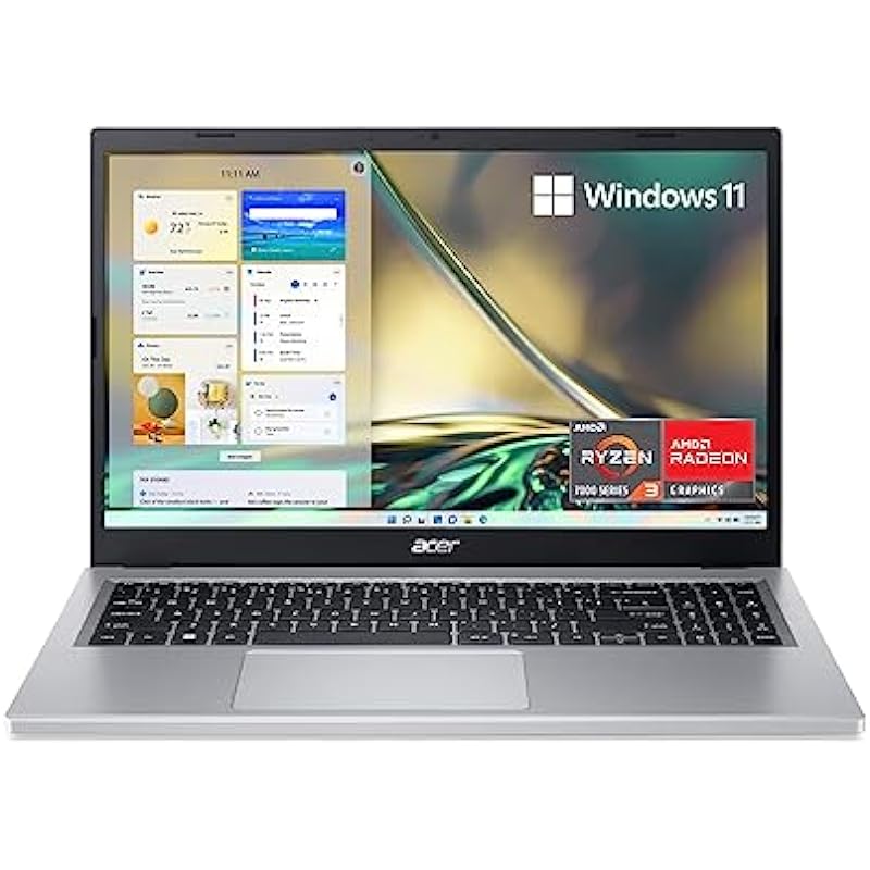 Acer Aspire 3 A315-24P-R7VH Slim Laptop | 15.6″ Full HD IPS Display | AMD Ryzen 3 7320U Quad-Core Processor | AMD Radeon Graphics | 8GB LPDDR5 | 128GB NVMe SSD | Wi-Fi 6 | Windows 11 Home in S Mode