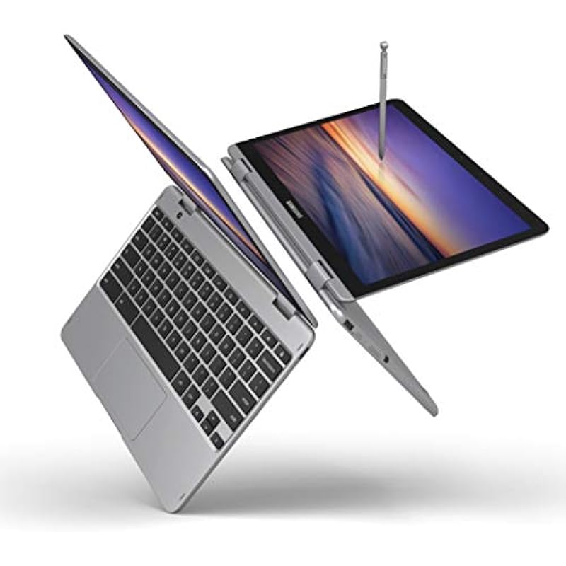 Samsung Chromebook Plus V2 2-in-1 Laptop- 4GB RAM, 64GB eMMC, 13MP Camera, Chrome OS, 12.2″, 16:10 Aspect Ratio- XE520QAB-K03US Light Titan
