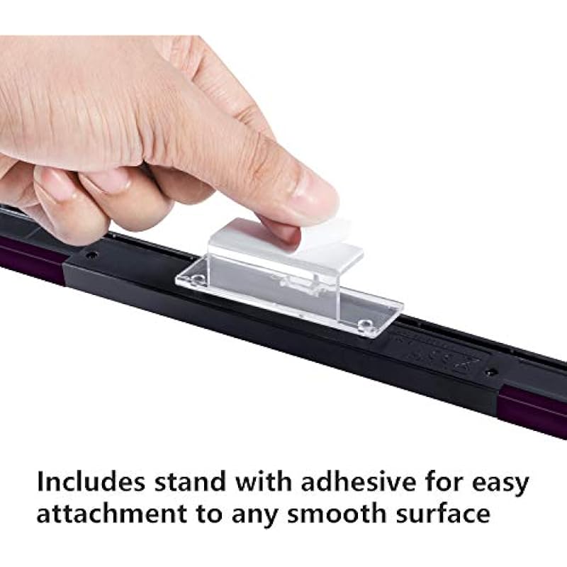 Aokin Sensor Bar for Wii, Replacement Wired Infrared Ray Sensor Bar for Nintendo Wii and Wii U Console, Includes Clear Stand