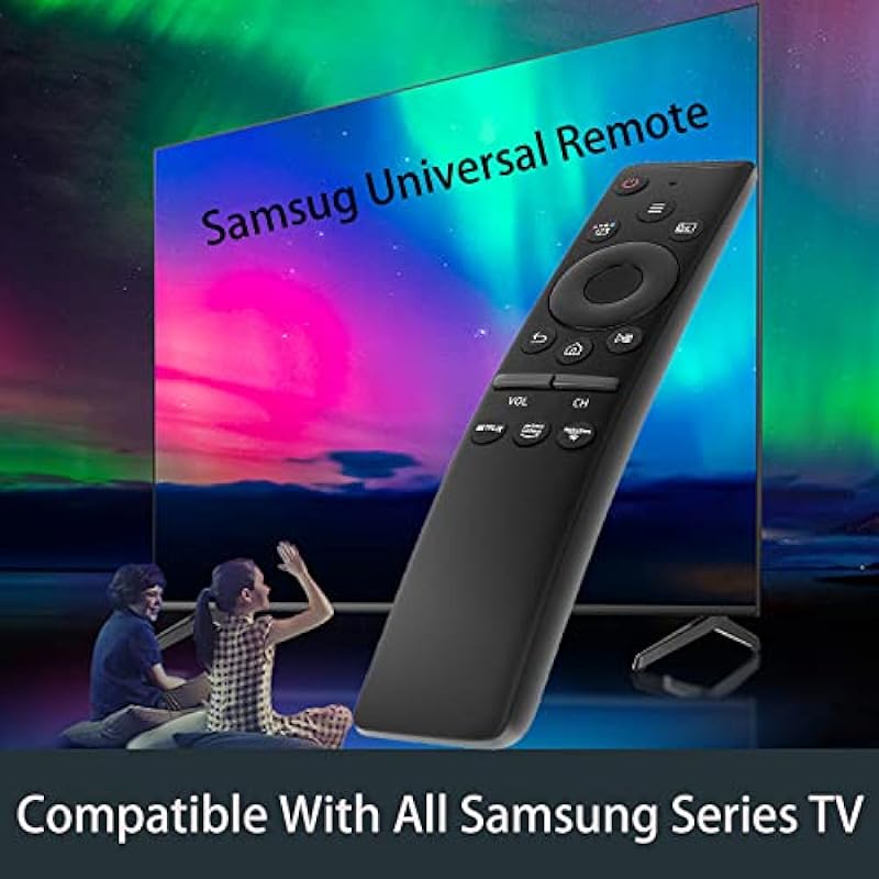 Universal Remote Control Compatible for Samsung Smart-TV LCD LED UHD QLED 4K HDR TVs, with Prime Video Buttons