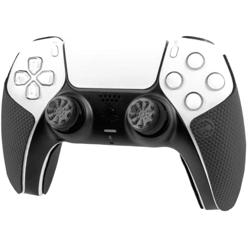 KontrolFreek FPS Freek Galaxy Black for Playstation 4 (PS4) and Playstation 5 (PS5) | Performance Thumbsticks | 1 High-Rise, 1 Mid-Rise | Black (Limited Edition)