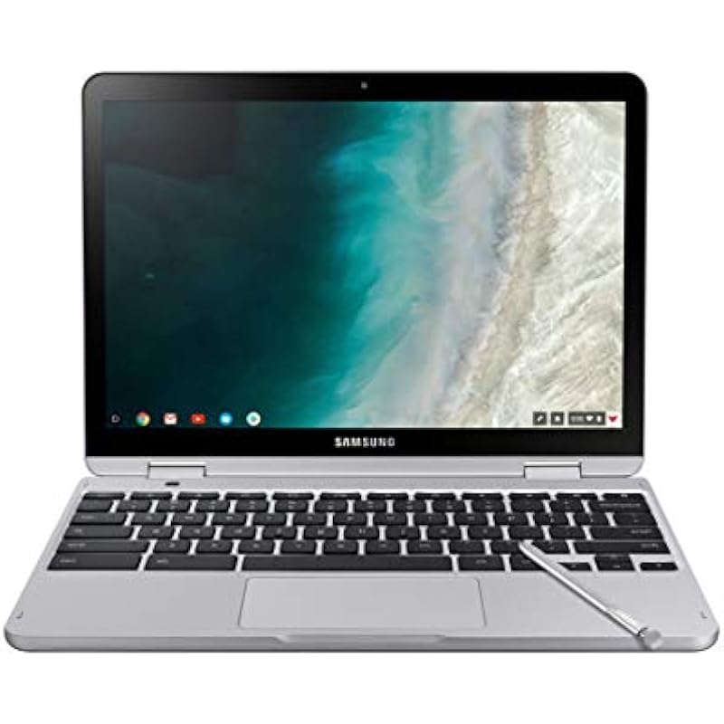 Samsung Chromebook Plus V2 2-in-1 Laptop- 4GB RAM, 64GB eMMC, 13MP Camera, Chrome OS, 12.2″, 16:10 Aspect Ratio- XE520QAB-K03US Light Titan