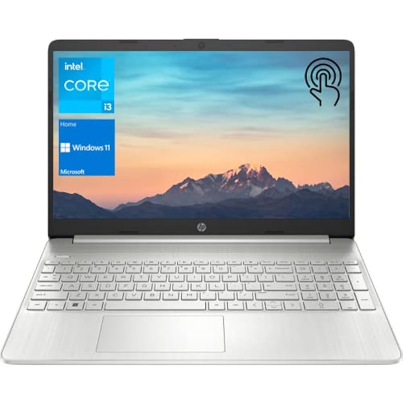 HP Notebook Laptop, 15.6″ HD Touchscreen, Intel Core i3-1115G4 Processor, 32GB RAM, 1TB PCIe SSD, Webcam, Type-C, HDMI, SD Card Reader, Wi-Fi, Windows 11 Home, Silver