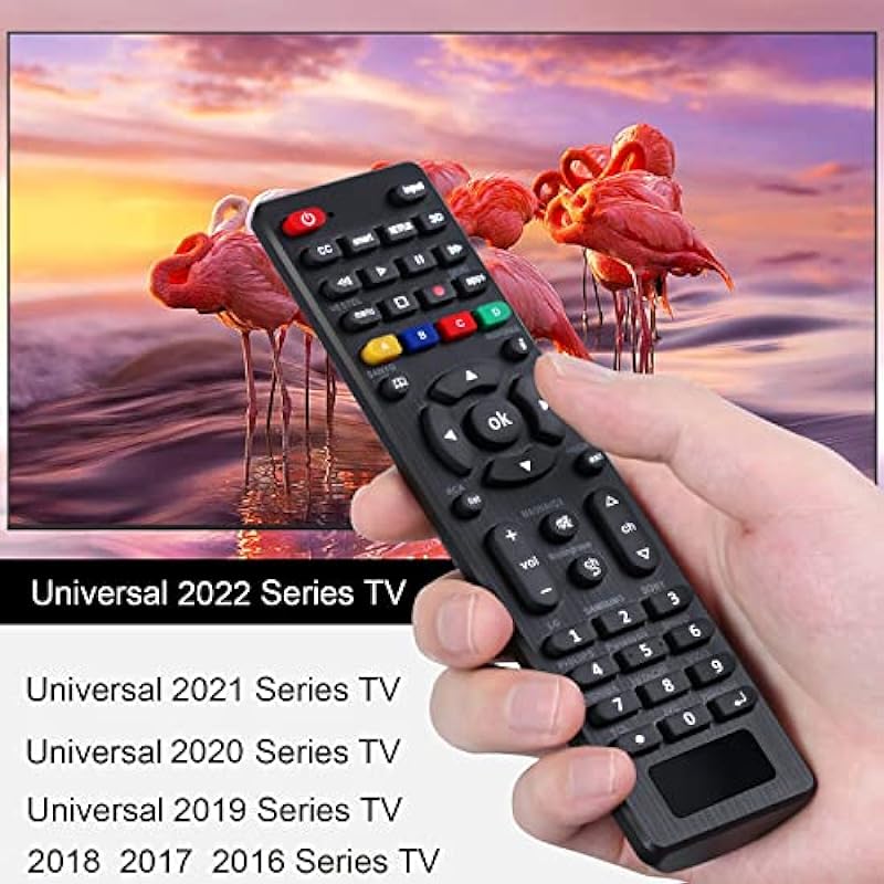 Universal Tv Remote for LG,Samsung, TCL, Philips, Vizio, Sharp, Sony, Panasonic, Sanyo, Insignia, Toshiba and Other Brands LCD LED 3D HDTV Smart TV Remote Control
