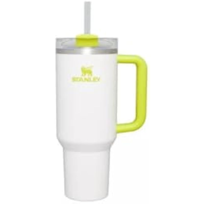 Stanley 40oz Stainless Steel H2.0 FlowState Quencher Tumbler Frost/Electric Yellow