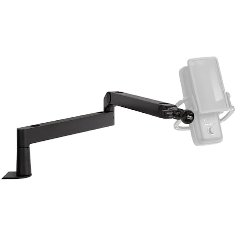 Elgato Wave Mic Arm LP – Premium Low Profile Microphone with Cable Management Channels, Desk Clamp, Versatile Mounting and Fully Adjustable, perfect for Podcast, Streaming, Gaming, Home Office