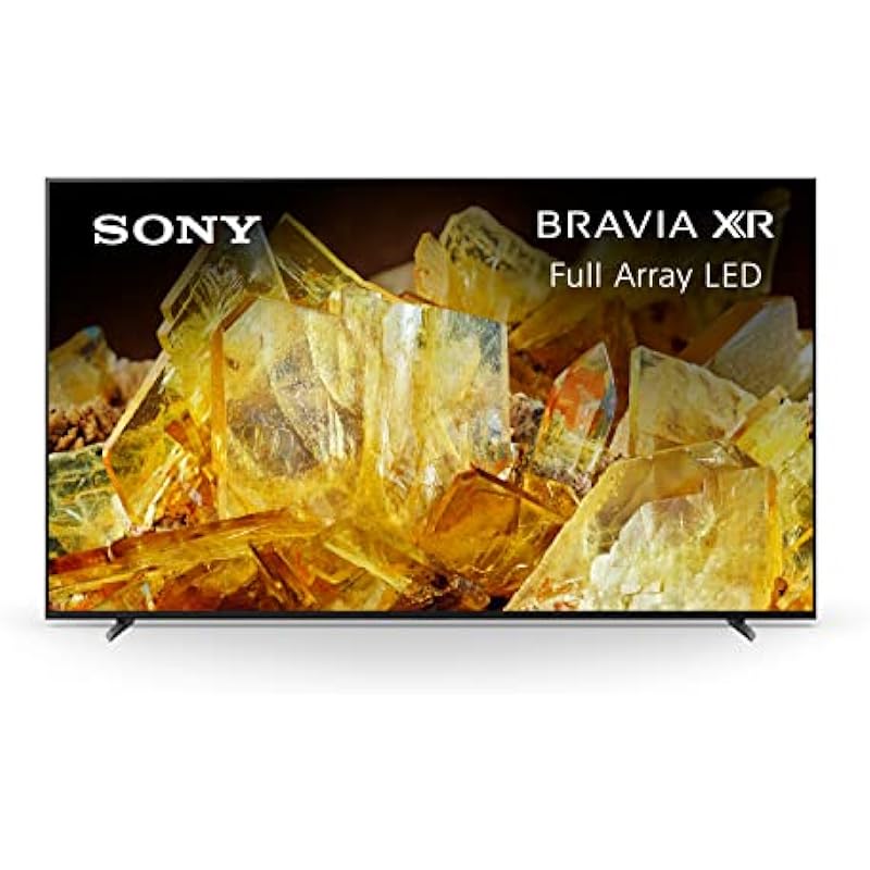Sony 75 Inch 4K Ultra HD TV X90L Series: BRAVIA XR Full Array LED Smart Google TV with Dolby Vision HDR and Exclusive Features for The Playstation® 5 XR75X90L- 2023 Model,Black