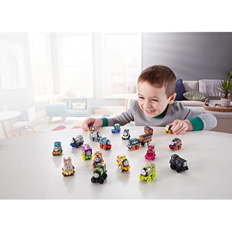 Thomas & Friends MINIS Toy Train 20 Pack for Kids Miniature Engines & Railway Vehicles for Preschool Pretend Play