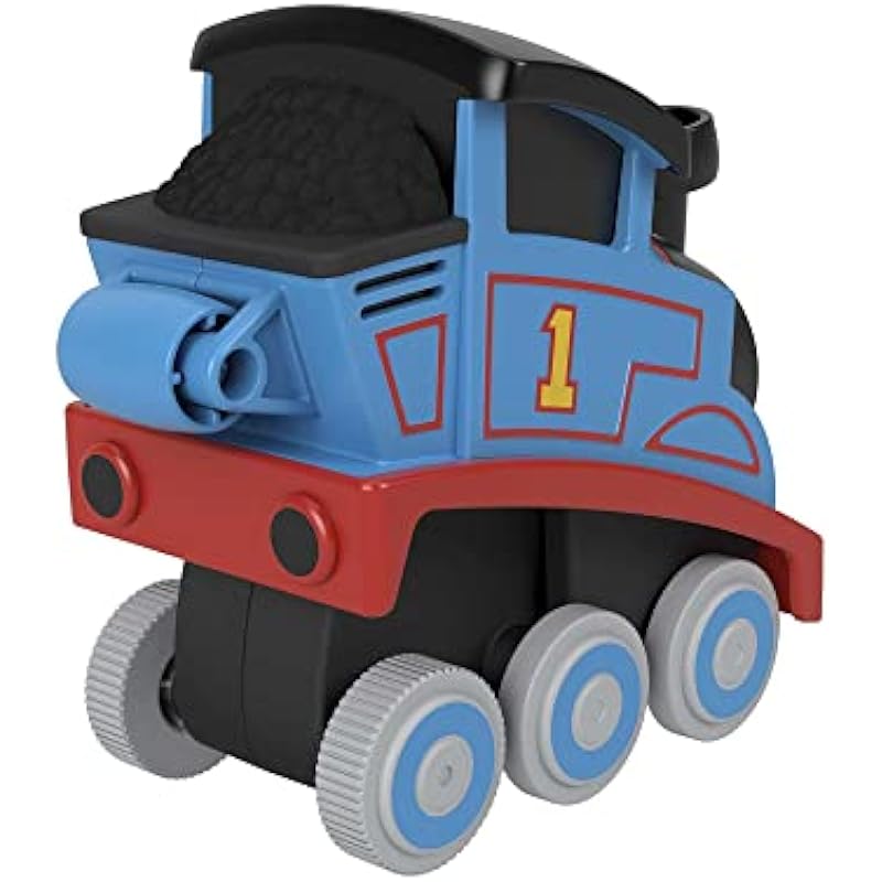 Thomas & Friends Racing Toy Train, Press ‘n Go Stunt Thomas Engine for Toddler & Preschool Pretend Play ​Ages 2+ Years
