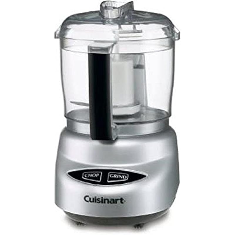 Cuisinart Food Processor, Mini-Prep 3 Cup, 24 oz, Brushed Chrome and Nickel, DLC-2ABC