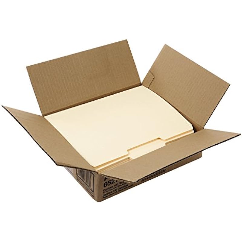 Pendaflex File Folders, Letter Size, 8-1/2″ x 11″, Classic Manila, 1/3-Cut Tabs in Left, Right, Center Positions, 100 Per Box (65213)