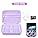 Canboc Hard Carrying Case Compatible with Anbernic RG405V Retro Handheld Game Console, RG405V Video Gaming Console Storage Box, Mesh Pocket fits Cable, SD Card, Purple (Case Only)