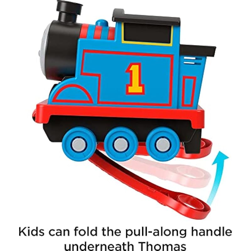 Thomas & Friends Pull-Along Toy Train for Kids Biggest Friend Thomas with Storage for Preschool Kids Ages 2+ Years