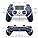 Controller for P4 Remote Control Compatible with Playstation 4/Slim/Pro, Wireless Gaming Controllers with Double Vibration/6-Axis Motion Sensor/Programmable Back Buttons【Upgraded】