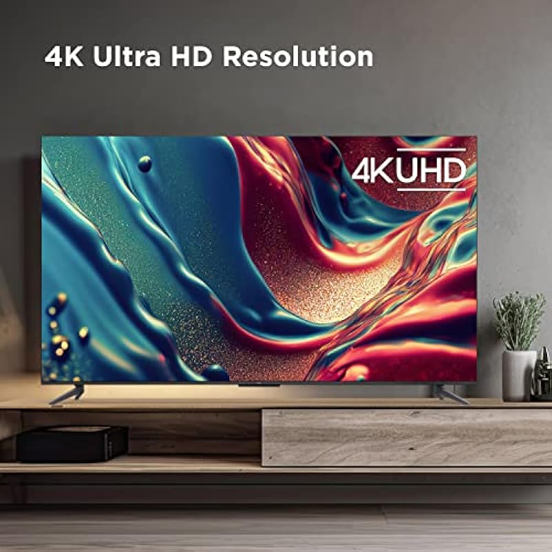 TCL 75-Inch Q6 QLED 4K Smart TV with Google (75Q650G, 2023 Model) Dolby Vision, Atmos, HDR Pro+, Game Accelerator Enhanced Gaming, Voice Remote, Works Alexa, Streaming UHD Television