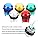 EG STARTS 4 Player Classic DIY Arcade Joystick Kit Parts USB Encoder To PC Controls Games + 4/8 Way Stick + 5V led Illuminated Push Buttons Compatible Video Game Consoles Mame Raspberry Pi & 4 Colors