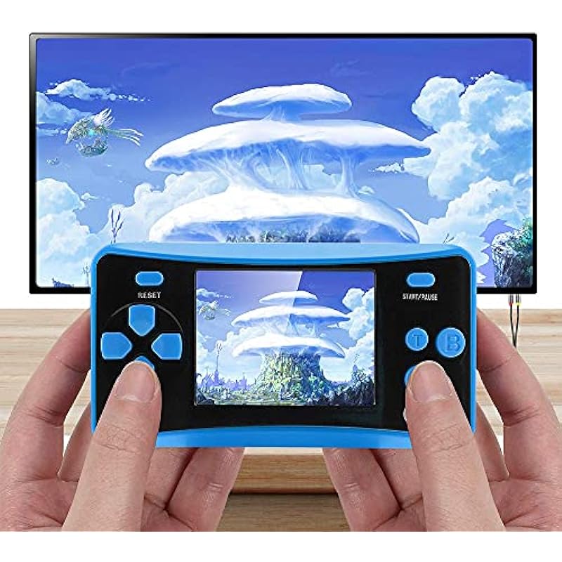 Handheld Game Console for Children,Retro 182 Classic Games Portable 2.5″ LCD Screen Video Game Player Support for Connecting TV Retro Video Gaming System for Kids Boys Girls Ages 4-12