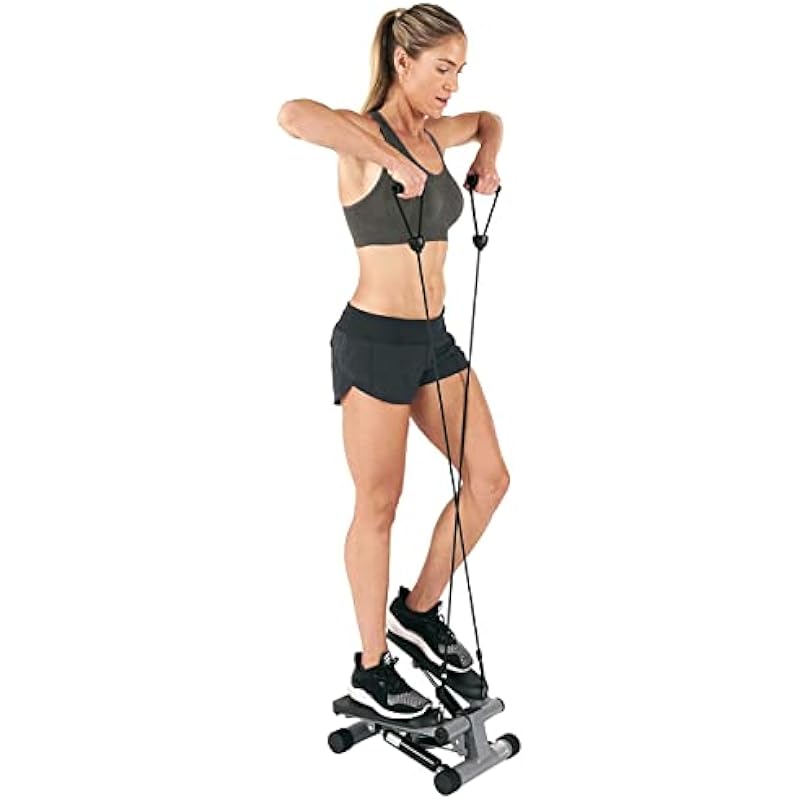 Sunny Health & Fitness Mini Stepper for Exercise Low-Impact Stair Step Cardio Equipment with Digital Monitor