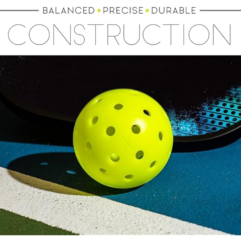 Franklin Sports Outdoor Pickleballs – X-40 Pickleball Balls – USA Pickleball (USAPA) Approved – Official US Open Ball
