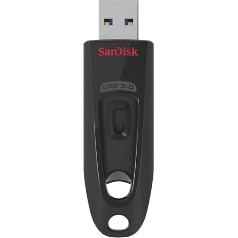 SanDisk 128GB Ultra USB 3.0 Flash Drive – SDCZ48-128G-GAM46, Black