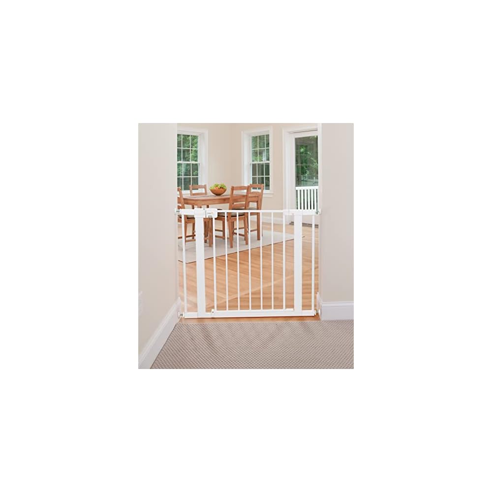Safety 1st Easy Install 28″ High Walk Thru Gate, Fits Between 29″ and 38″