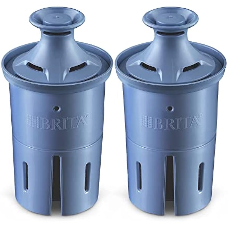 Brita Elite Water Filter Replacements for Pitchers and Dispensers, Reduces 99% of Lead from Tap Water, Lasts 6 Months, 2 Count