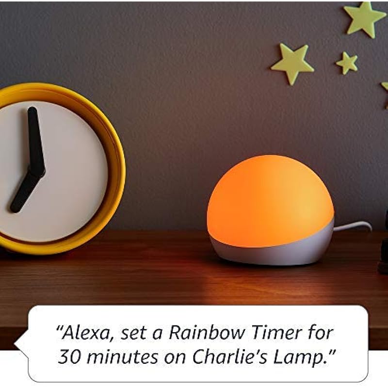 Echo Glow – Multicolor smart lamp, Works with Alexa