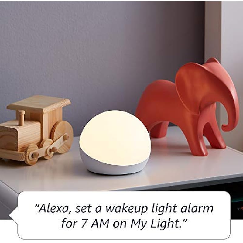 Echo Glow – Multicolor smart lamp, Works with Alexa