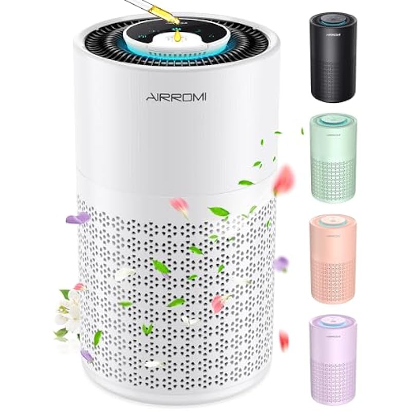 Air Purifier for Bedroom with True H13 HEPA 3-in-1 Filters, Pet Air Purifiers for Home Cat Pee Smell, Covers Up to 990 Ft², Quiet 360° intake Air Cleaner for Allergies Dust Smoke Odor Dander