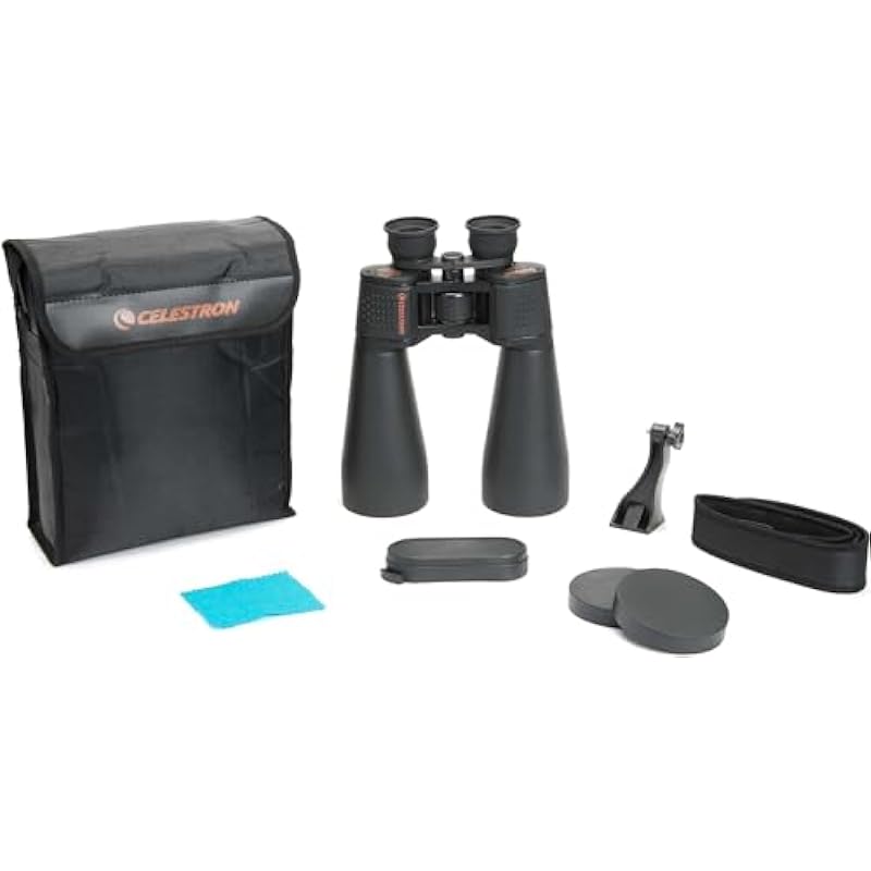 Celestron – SkyMaster 25X70 Binocular – Outdoor and Astronomy Binoculars – Powerful 25x Magnification – Large Aperture for Long Distance Viewing – Multi-Coated Optics – Carrying Case Included