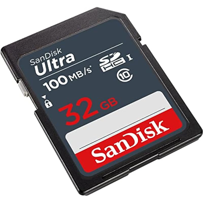 32GB Ultra 100MBs Sandisk SDHC Memory Card