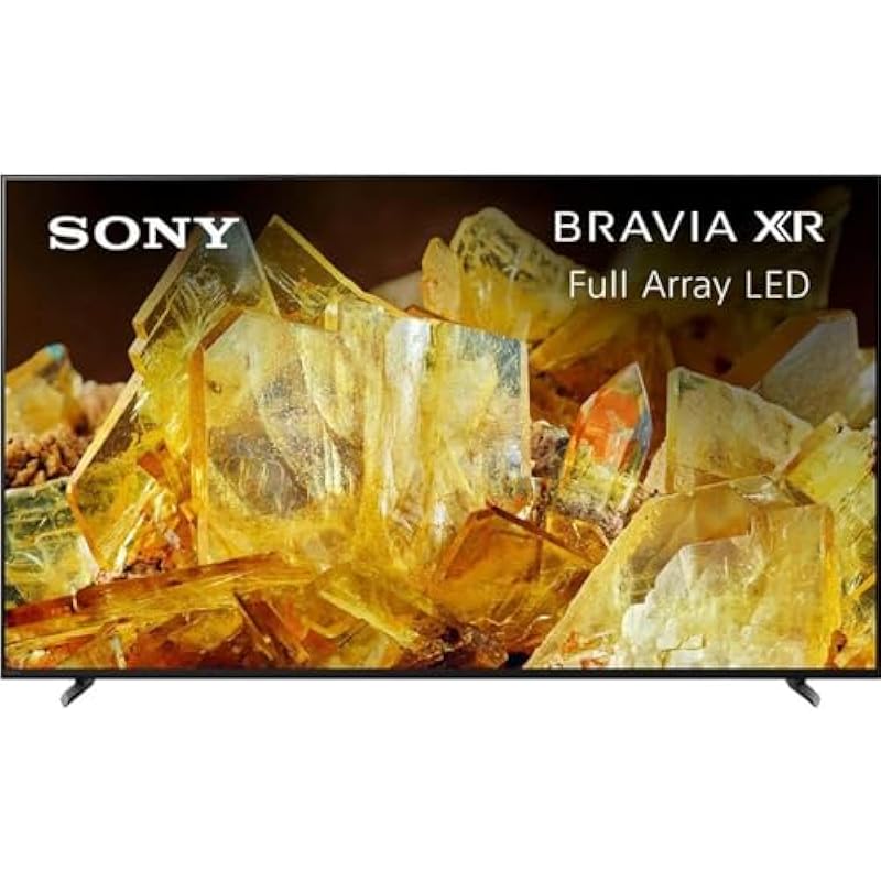 Sony 65 Inch 4K Ultra HD TV X90L Series: BRAVIA XR Full Array LED Smart Google TV with Dolby Vision HDR and Exclusive Features for The Playstation® 5 XR65X90L- Latest Model,Black