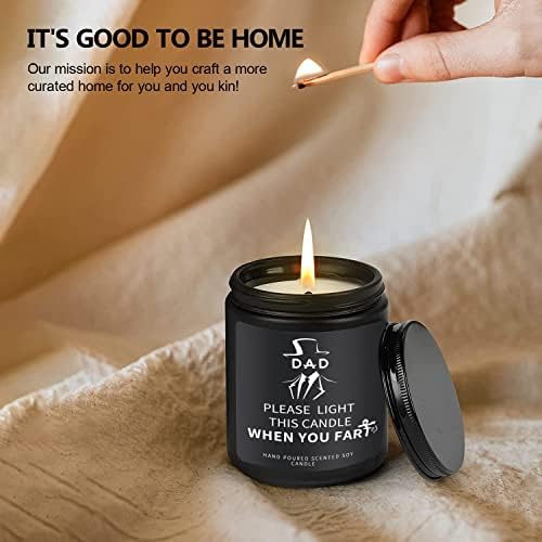 Gifts for Dad, Dad Gifts from Daughter Son, Fathers Day Birthday Gifts for Dad Grandpa, Gifts for Dad Who Wants Nothing, Soy Candle, Long Burning & Highly Scented