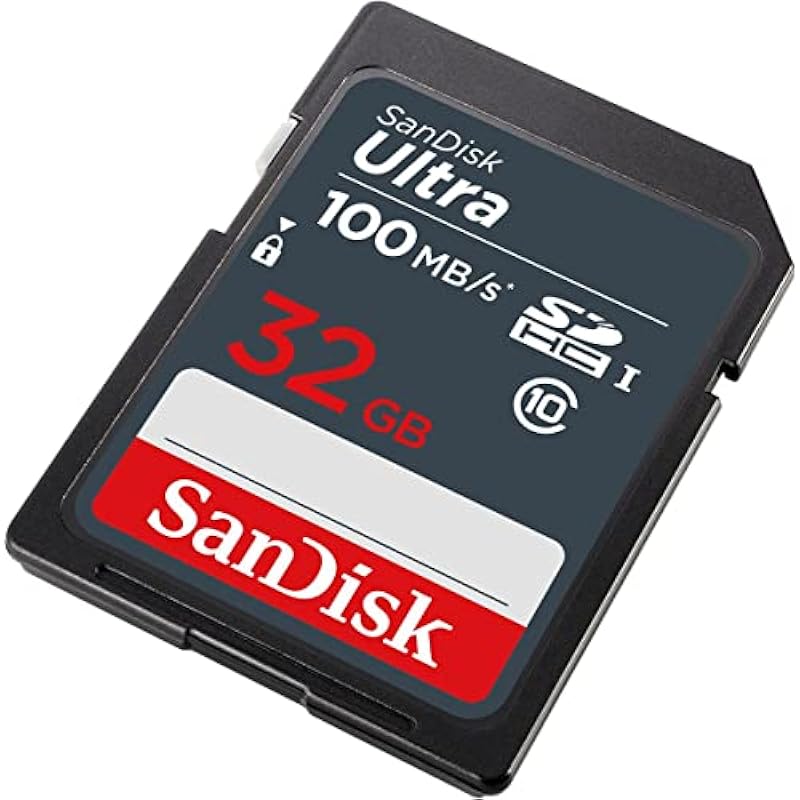 32GB Ultra 100MBs Sandisk SDHC Memory Card