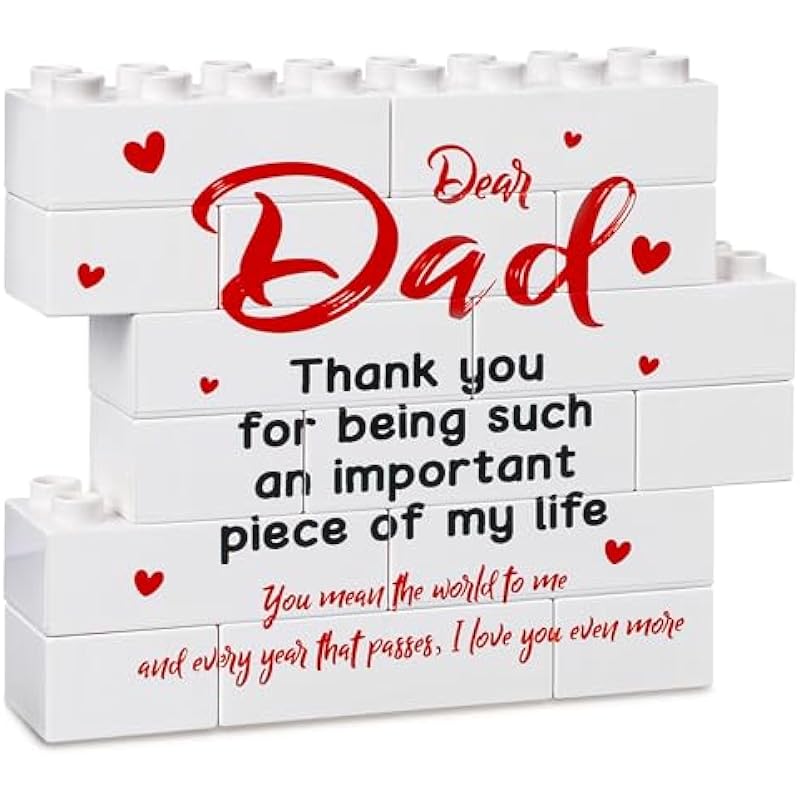 Unique Fathers Day Dad Gifts from Kids, Creative Dad Gifts from Daughter Son, Cool Gifts for Dad, Best Dad Ever Gifts, Birthday Gifts for Father Dad New Dad Daddy -Dad Decorative Signs & Plaques