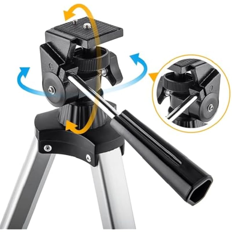 Gskyer Telescope, 70mm Aperture 400mm AZ Mount Astronomical Refracting Telescope for Kids Beginners – Travel Telescope with Carry Bag, Phone Adapter and Wireless Remote