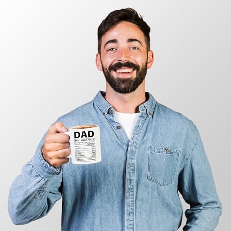 Gifts for Dad – Dad Gifts from Daughter or Son, Perfect Birthday, Father’s Day Gifts from kids, Best Dad Ever Gifts for Bonus Dad Step Dad with 11oz Ceramic Coffee Mug Scented Candle Wallet Card