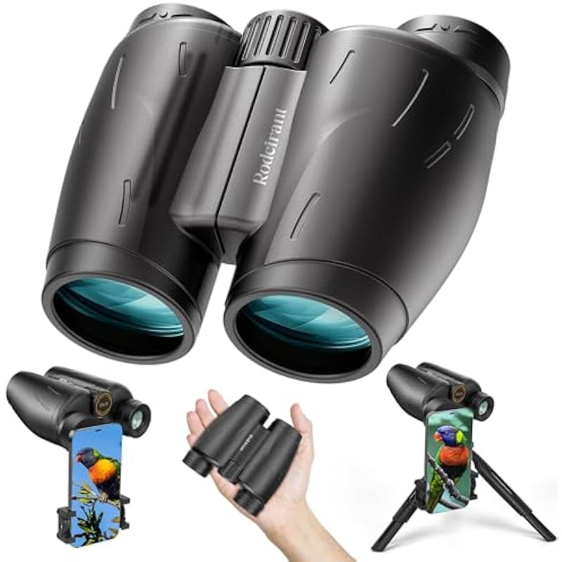 25X30 HD Binoculars for Adults with Universal Phone Adapter,Tripod and Tripod Adapter- Large View Binoculars with Super Bright – Waterproof Binoculars for Bird Watching,Hunting,Theater and Concerts