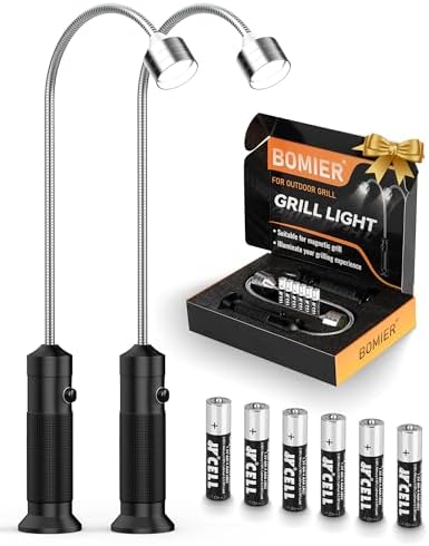 Fathers Day Dad Gifts, 2 Pack Magnetic Grill Lights for Outdoor Grill, Father’s Day Gifts for Dad, BBQ Gifts for Men, Grilling Accessories, Smoker Accessories Gifts, Grilling Gifts, Gadgets for Men