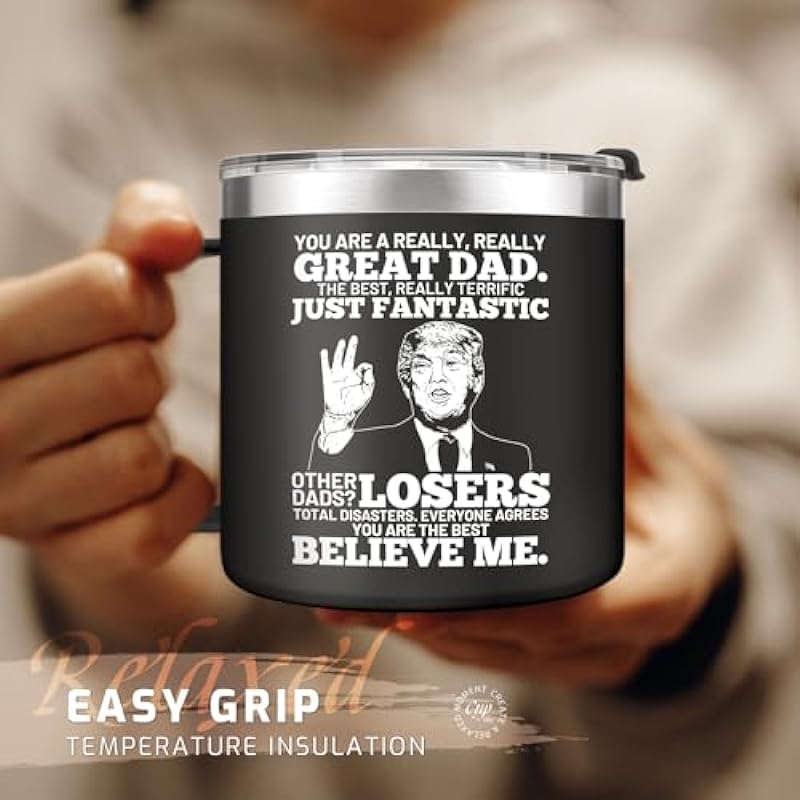 kouchu Dad Father’s Day Gifts From Daughter Son, Dad Gift For Men Birthday Christmas Gifts From Wife Cool Step Dad Bonus Dad New Dad Godfather Gifts from Children Black Mug Cup