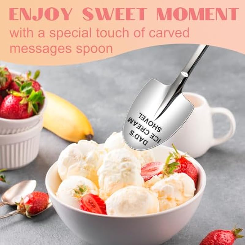 Gifts for Dad from Daughter, Son, Kids – Fathers Day Birthday Gifts for Men – Dad Birthday Gifts Dad’s Ice Cream Shovel