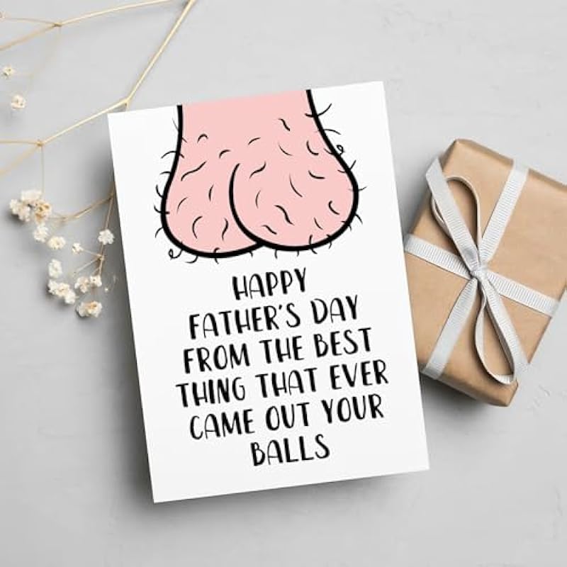 Fathers Day Card Father’s Day Gifts from Daughter Son Kids, Funny Father’s Day Card Best Dad Gifts, Father’s Day Gifts for Dad, Humorous Gifts for Dad Who Wants Nothing Happy Fathers Day Card Unique