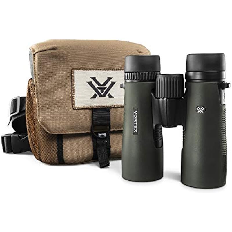 Vortex Optics Diamondback HD 10×42 Binoculars – HD Optical System, Non-slip Grip, Waterproof, Fogproof, Shockproof, Included GlassPak – Unlimited, Unconditional Warranty