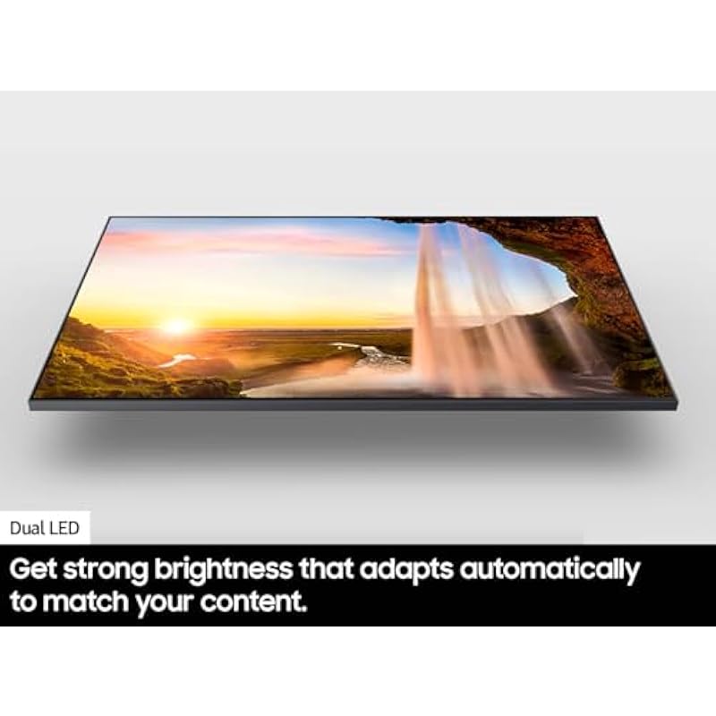 SAMSUNG 55-Inch Class QLED 4K Q60D Series Quantum HDR Smart TV w/Object Tracking Sound Lite, Motion Xcelerator, Slim Design, Gaming Hub, Alexa Built-in (QN55Q60D, 2024 Model)