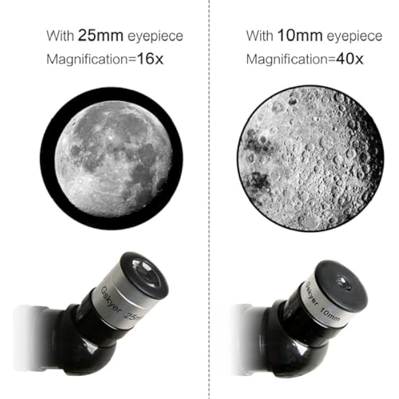 Gskyer Telescope, 70mm Aperture 400mm AZ Mount Astronomical Refracting Telescope for Kids Beginners – Travel Telescope with Carry Bag, Phone Adapter and Wireless Remote