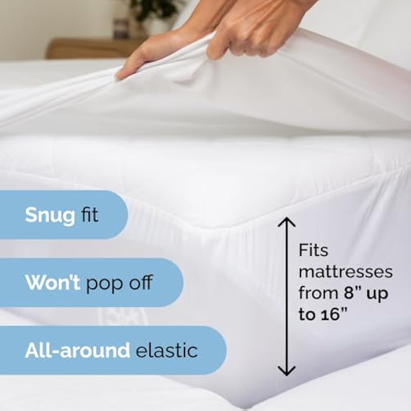 King Size 4 Piece Sheet Set – Comfy Breathable & Cooling Sheets – Hotel Luxury Bed Sheets for Women & Men – Deep Pockets, Easy-Fit, Extra Soft & Wrinkle Free Sheets – White Oeko-Tex Bed Sheet Set