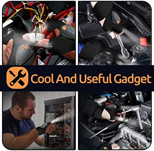 KFK Gifts for Men, LED Flashlight Gloves Gifts for Him,Mens Gifts for Father’s Day, Birthday, Dad, Husband, Handyman