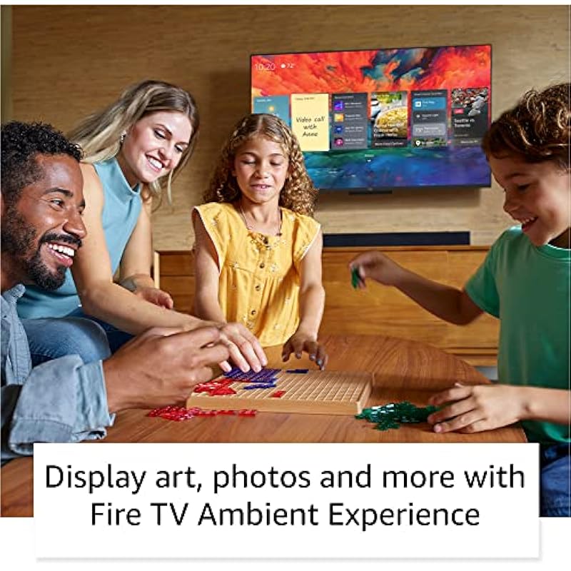 Amazon Fire TV 50″ Omni QLED Series 4K UHD smart TV, Dolby Vision IQ, Fire TV Ambient Experience, local dimming, hands-free with Alexa